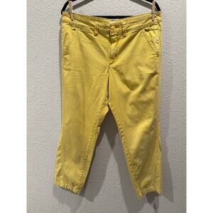 Chino by Anthropologie‎ Relaxed Pants in Yellow Size 31
